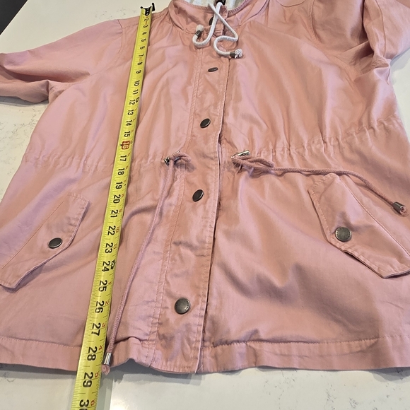 Torrid  Twill Anorak Cargo  Hooded Pink Jacket  Womens Plus  2X - Picture 12 of 13
